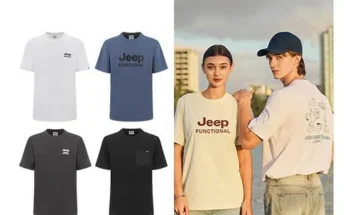 강력추천 Jeep 남성 24 SUMMER COOL SORONA 반팔 티셔츠 4종 리뷰