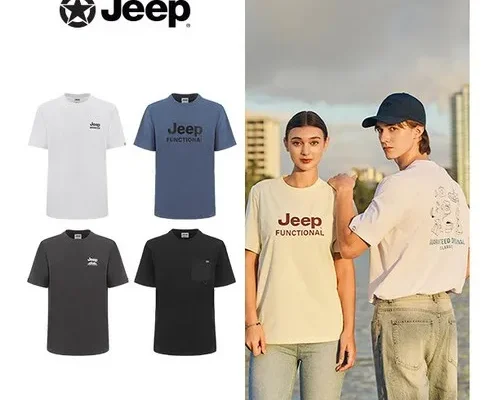 강력추천 Jeep 남성 24 SUMMER COOL SORONA 반팔 티셔츠 4종 리뷰