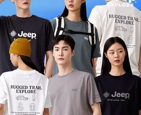 가성비최고 JEEP 남성 24 SUMMER COOL SORONA 반팔 티셔츠 4종 베스트[2024]